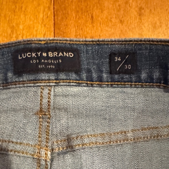 Lucky Brand Men's Straight Jeans in Blue style 223 straight 34x30 - Picture 2 of 5